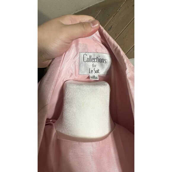 Vintage Collections for Le Suit Dress and Coat Set with Rabbit Fur - Picture 6 of 6